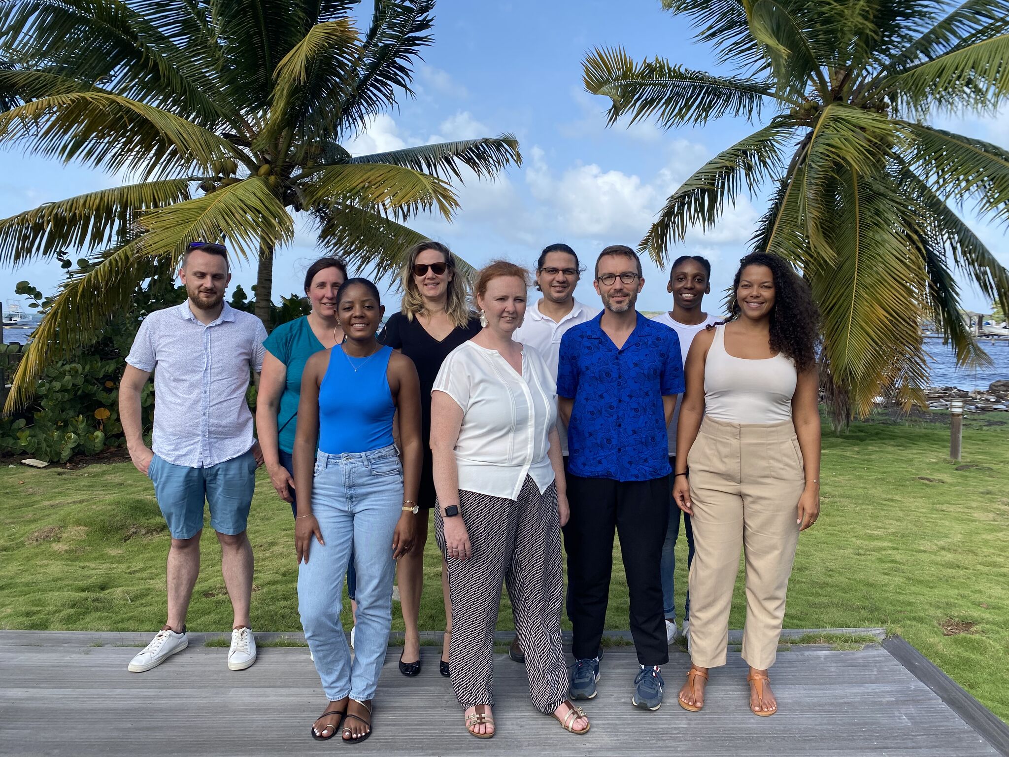 Photo de groupe des différents acteurs du projet